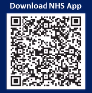 QR code to sign u for the NHS app